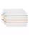 颜色: White Rainbow, Design Imports | Stripe Tassel Placemat Set of 4