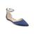 商品Badgley Mischka | Women's Cassidy Evening Flat颜色Navy Satin