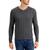 Club Room | Men's Drop-Needle V-Neck Cotton Sweater, Created for Macy's, 颜色Charcoal Heather