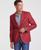 颜色: Red, Nautica | Men Modern-Fit Active Stretch Structure Weave Sport Coat