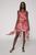 颜色: Pink Combo, Kimchi Blue | Kimchi Blue Ilana Mesh Drapey Mini Dress