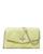 颜色: Fresh Pear/Gold, Tory Burch | Kira Diamond Quilted Leather Chain Wallet