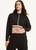 商品DKNY | Cotton French Terry Hoodie with Bag Kangaroo Pocket颜色Black
