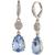 商品Givenchy | Silver-Tone Crystal & Pavé Crystal Double Drop Earrings颜色Blue