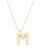 颜色: M, Bloomingdale's | Helium Initial Pendant Necklace in 14K Gold, 16"-18"
