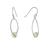 商品第1个颜色Sterling Silver, Giani Bernini | Cultured Freshwater Pearl (7mm) Wire Drop Earrings, Created for Macy's