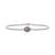 颜色: Mystic Topaz, Macy's | Amethyst (1-1/10 ct. t.w.) & Lab-Created White Sapphire (1/10 ct. t.w.) Halo Link Bracelet in Sterling Silver (Also in Blue Topaz, Citrine & Mystic Topaz)
