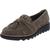 color Dark Olive Suede, Clarks | Clarks Women's Sharon Dasher Leather Metallic Knot Slip On Wedge Loafer