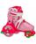 颜色: Strawberry, Roller Derby | Fun Roll Girl's Jr Adjustable Roller Skates Small (7-11)