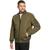 Calvin Klein | Men's Quilted Baseball Jacket with Rib-Knit Trim, 颜色Olivine