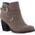 商品Style & Co | Style & Co. Womens Zolaa Faux Suede Block Heel Ankle Boots颜色Taupe MC