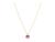color Pink, Kate Spade | Miosotis Flower Mini Pendant Necklace
