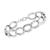 颜色: 8 in, Ross-Simons | Ross-Simons 14kt White Gold Double-Oval Link Bracelet