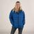 Members Only | Women's Zip Front Puffer Oversized Jacket, 颜色blue