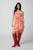 Urban Outfitters | UO Andy Printed Asymmetrical Midi Dress, 颜色Pink Combo