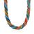 Ross-Simons | Ross-Simons Italian Multicolored Murano Glass Bead Torsade Necklace With 18kt Gold Over Sterling, 颜色18 in