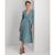 color Highland Sea, Ralph Lauren | Surplice Jersey Dress