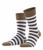 FALKE | Sensitive Mapped Line Socks, 颜色Pebble/White