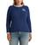 color Indigo Sail, Ralph Lauren | Plus Size Monogram Cable-Knit Cotton Sweater