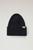 商品Woolrich | Ribbed Beanie in Merino Wool颜色Dark Blue