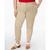商品Tommy Hilfiger | TH Flex Plus Size Hampton Chino Pants, Created for Macy's颜色Khaki