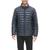 Tommy Hilfiger | Men's Quilted Faux Leather Puffer Jacket, 颜色Navy