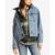 color Concrete Indigo, Levi's | Women's Ex-Boyfriend Cotton Denim Trucker Jacket