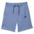 NIKE | NSW Tech Fleece Shorts (Little Kids/Big Kids), 颜色Diffused Blue/Black