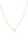 颜色: H, Moon & Meadow | 14K Yellow Gold Initial Pendant Necklace, 16"