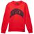 Jordan | Essentials Plaid Crew Sweatshirt (Big Kids), 颜色Fire Red