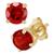 颜色: Garnet, Macy's | Birthstone Stud Earrings in 14k Gold or 14k White Gold
