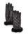 color Black, UGG | UGG® Quilted Shearling Cuff Tech Gloves