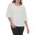 商品第2个颜色Soft White, Calvin Klein | Lantern Sleeve Clip Chiffon
