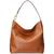 Ralph Lauren | Kassie Large Leather Shoulder Bag, 颜色Lauren Tan