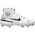 color White/Photon Dust/Black, NIKE | Nike Men's Alpha Huarache Elite 3 Mid Metal Baseball Cleats
