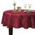 颜色: Burgundy, Elrene Home Fashions | Elrene Barcelona Jacquard Damask Oval Tablecloth, 84" x 60"