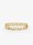 color GOLD, Michael Kors | Precious Metal-Plated Sterling Silver Mercer Link Pavé Halo Bangle