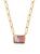 color PINK OPAL, Chan Luu | 18K Goldplated Station Necklace
