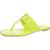 DKNY | DKNY Womens HALCOTT Thong Open Toe Slide Sandals, 颜色Grain Patent/Zest
