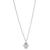 商品第1个颜色White Rhodium Clad, Rivka Friedman | Hamsa Crystal Center Necklace