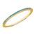 颜色: december, MaxColor | 14K Gold Vermeil Birthstone 1MM Cubic Zirconia Ring