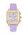 商品Michele | Deco Sport Two-Tone Silicone Chronograph Watch, 34mm颜色Purple