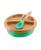 颜色: Evergreen, Avanchy | Baby Boys and Girls Bamboo Plate and Spoon Set