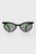 color Black, Sunglass Museum | Vintage Emily Unique Cat Eye Sunglasses