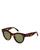 color Havana/Crystal Smoke, Celine | Women's Round Sunglasses, 48mm