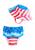 商品第4个颜色Starfish Flag, Ocean + Coast® | Baby Boys Diaper Cover and Hat Set