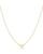 颜色: R, Moon & Meadow | 14K Yellow Gold Initial Pendant Necklace, 16"