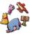 颜色: Winnie the Pooh 5-Pack, Crocs | Jibbitz Characters