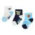 颜色: Aquarius Blue-Aquarius Blue-Blue, NIKE | Nike Kids Ankle 3 Pack - Unisex Socks