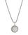 颜色: R/Silver, David Yurman | Sterling Silver Cable Collectibles Initial Charm Necklace with Diamonds, 18"